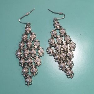 Silver & Pearl Earrings