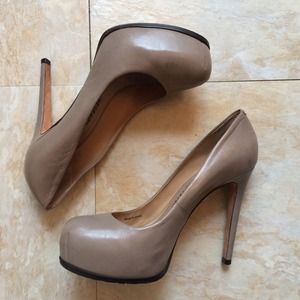 Pour La Victoire IRINA leather platform pumps