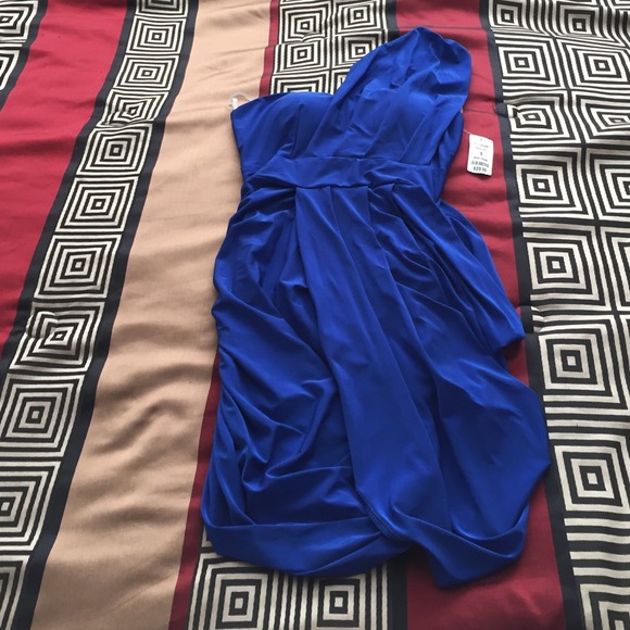 Royal blue dress brand new with tag- small - Picture 1 of 4