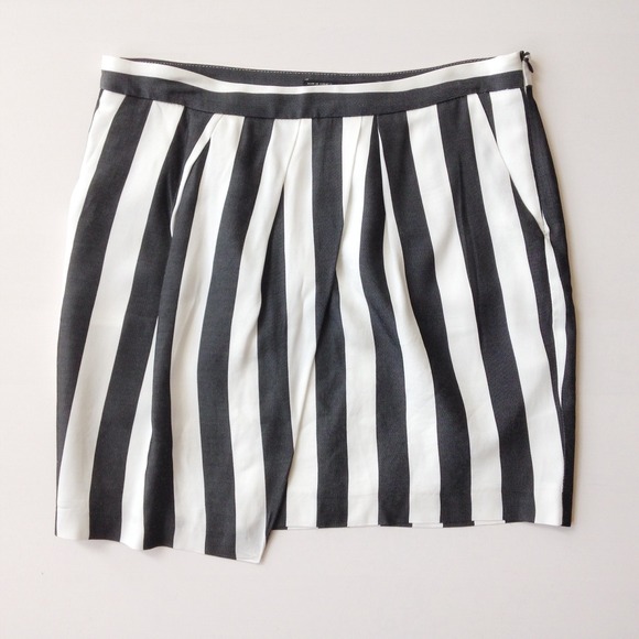 Zara Dresses & Skirts - Zara striped wrap skirt M - New!