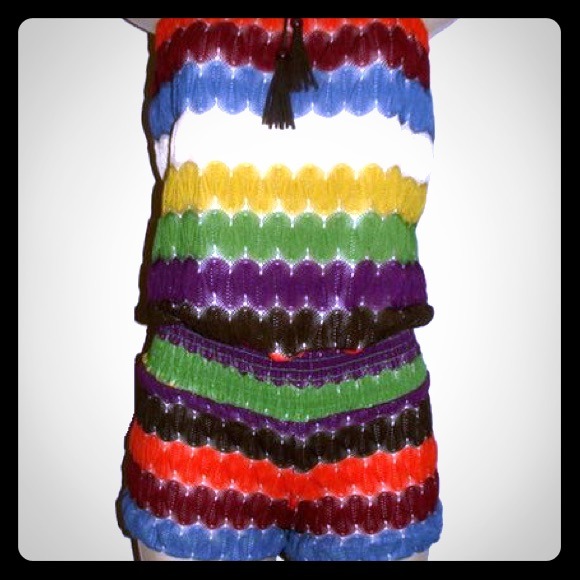 Multi-color Romper.