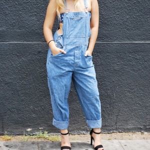 Denim old school overalls