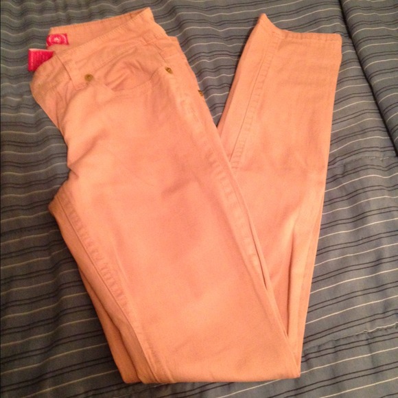 Light pink skinny