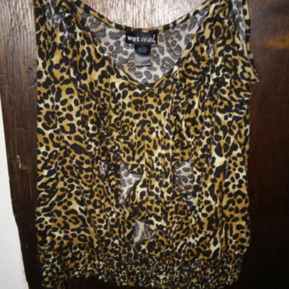 Cheetah Print Club Tube Top