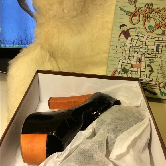 Jeffrey Campbell black patent foxy-wood - Picture 2 of 4