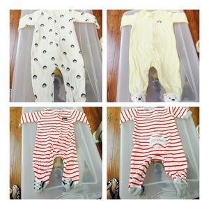 Baby boy sleepers lot of 5 size 9 months