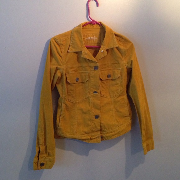 Gap Yellow Cord Jacket