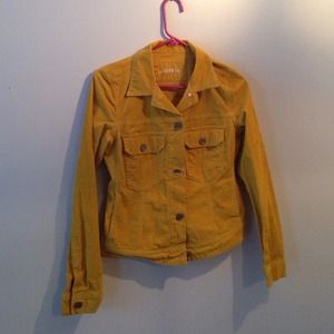 Gap Yellow Cord Jacket