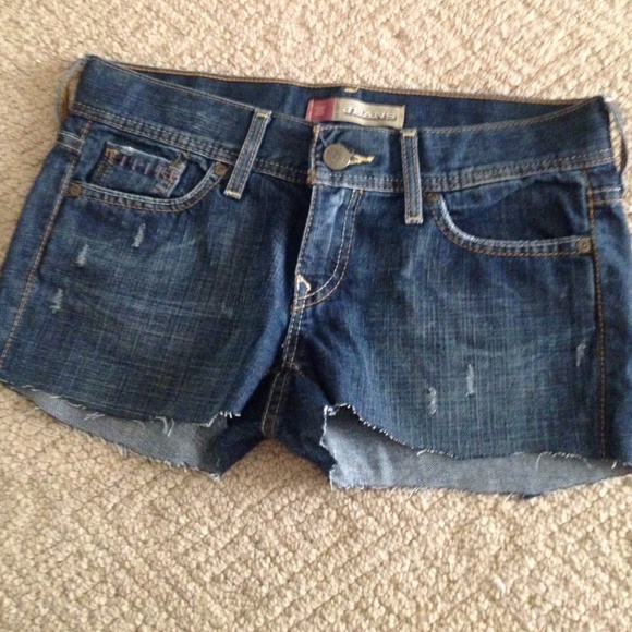Denim shorts