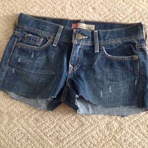 Denim shorts