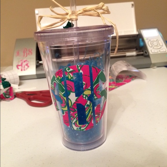 Monogram tumblers