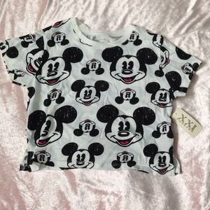mickey mouse crop top