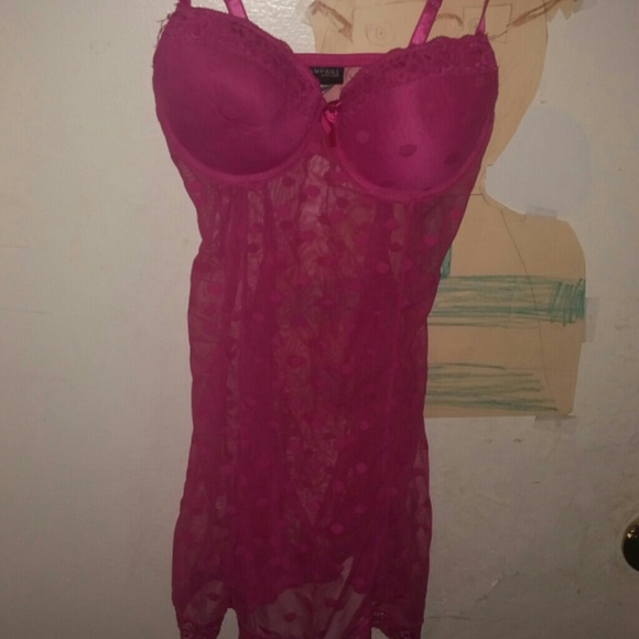 Beautiful hot pink nightie