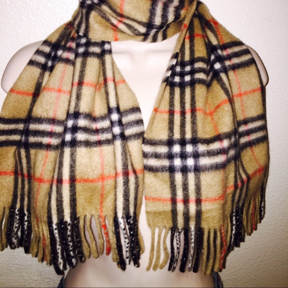 Authentic Burberry 100% Cashmere scarf