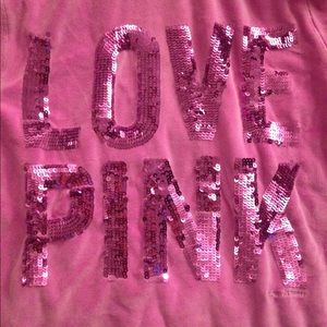 SOLD! Victoria's Secret pink sequined hoodie