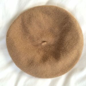 Wool blend beret
