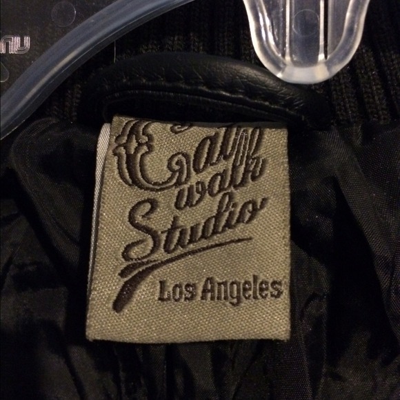 Like new leather(not real) jacket - Picture 3 of 3