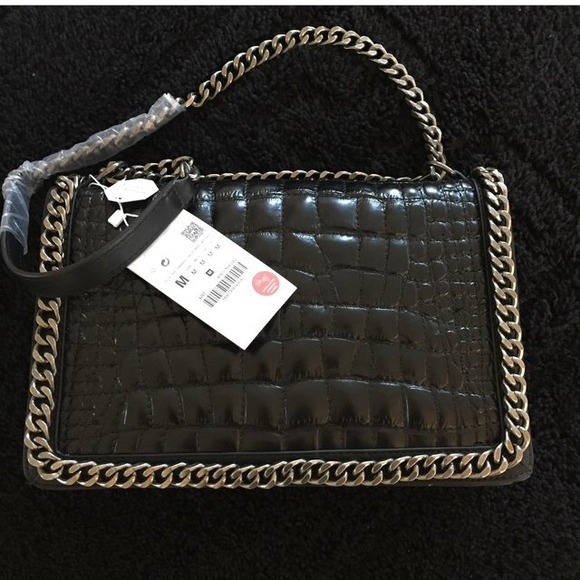 ISO Zara Croc Print Bag