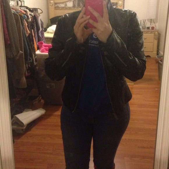 Non leather jacket great condition