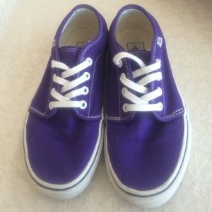 Purple authentic vans