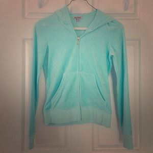 Juicy Couture velour zip up hoodie
