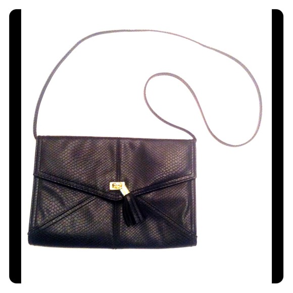 H&M Black Tassel Crossbody Bag