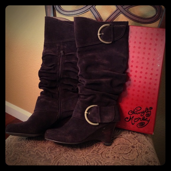 Naughty Monkey Suede Boots 🎉CLEARANCE Sale🎉