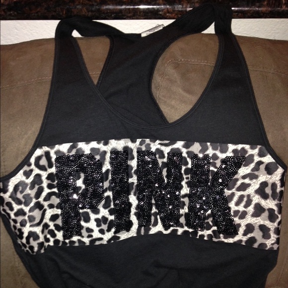 SOLD!! VS PINK oversized tank top