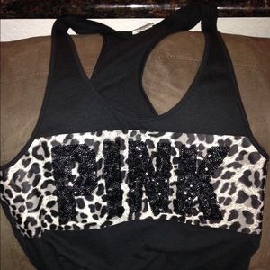 SOLD!! VS PINK oversized tank top