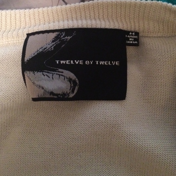 F21 black & white dressy cardigan - Picture 4 of 4