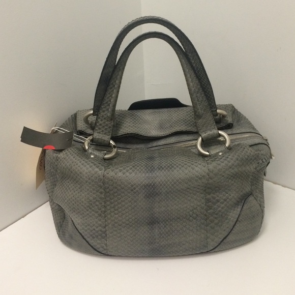 EUC Alexander McQueen Python Satchel