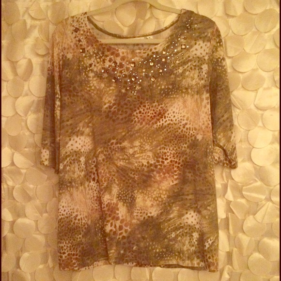 BUNDLE. Susan Graver jeweled top