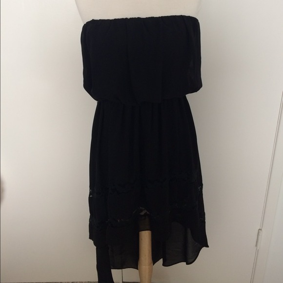 Black High-Low dress
