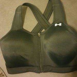 Under armour black sport bra