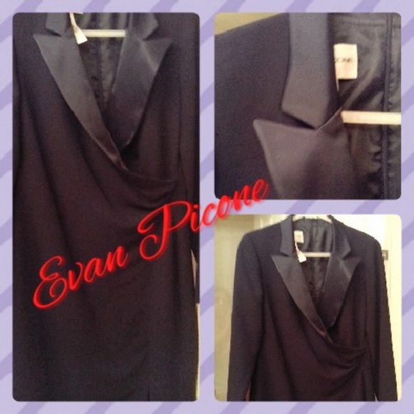 Evan Picone Tuxedo Dress