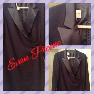 Evan Picone Tuxedo Dress