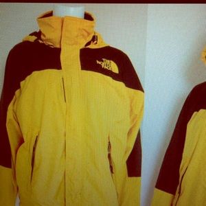 North face yellow jacket!