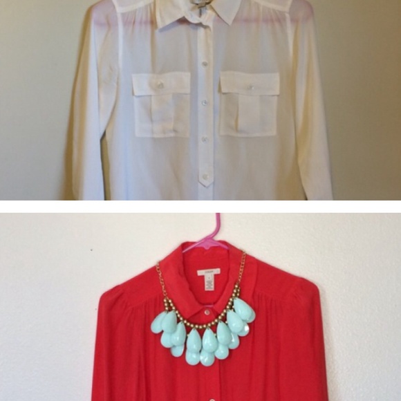 Two J.Crew Silk Tops