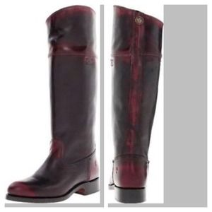 Frye Jet riding boot in plum