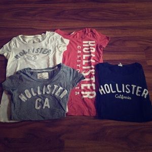 Hollister Girls Fitted Short Sleeves