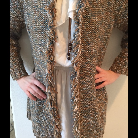 Anthropologie Sweater-coat By Sparrow