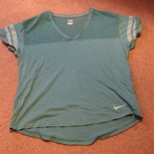 Teal Nike shirt