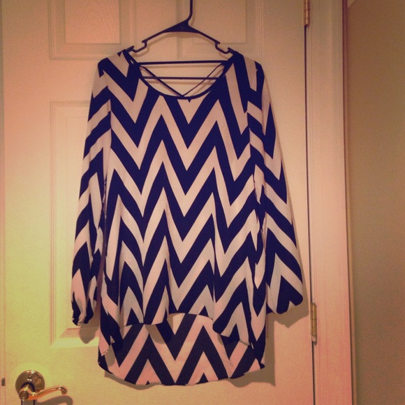 Chevron long shirt