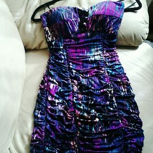 Arden B mini dress jewed detailing