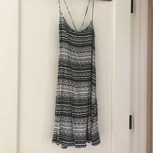 a tribal print dress
