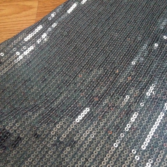 Express grey sequin top - Picture 2 of 2