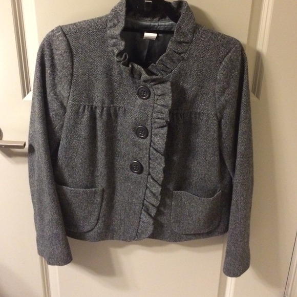J crew 100% wool coat