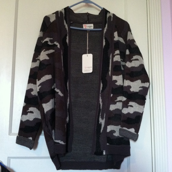 Camo Cardigan