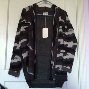 Camo Cardigan