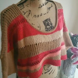 FREE PEOPLE cropped sweater!!!!